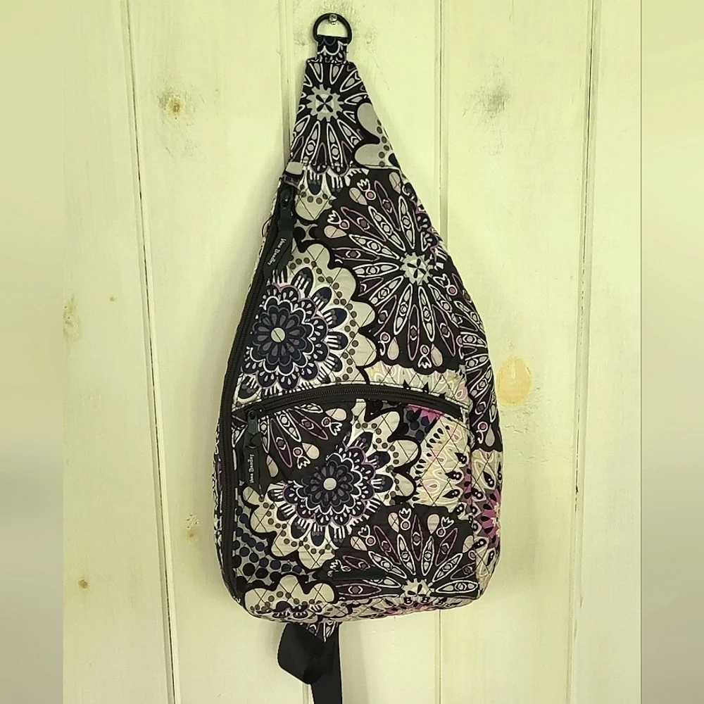 Vera Bradley Mimosa Medallion Shoulder One Strap Sling Backpack